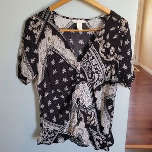 V neck blouse